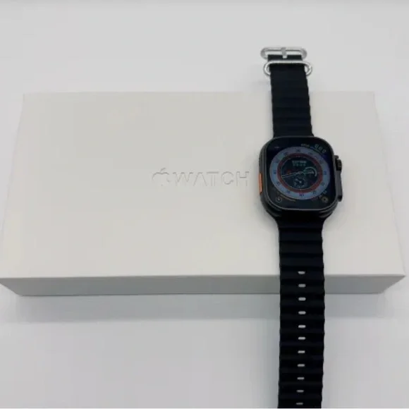 Apple Black Smartwatch with Square Display - Picture 1 of 2